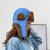 Winter denim women's outdoor warm winter hat fleece thickened ear protectors new cold hat