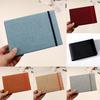 Book Mini Flip Album Portable Linen Cover Photo Album For Travel Memory Storage