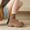 Fashion Platform Boots Women's Ankle Sneakers Trend Elegant Comfortable Casual Slip-on Fashion  Offer
