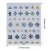 3D Flowers Manicure Stickers Self Adhesive Embossed Nail Decals for Women Manicure Decoration