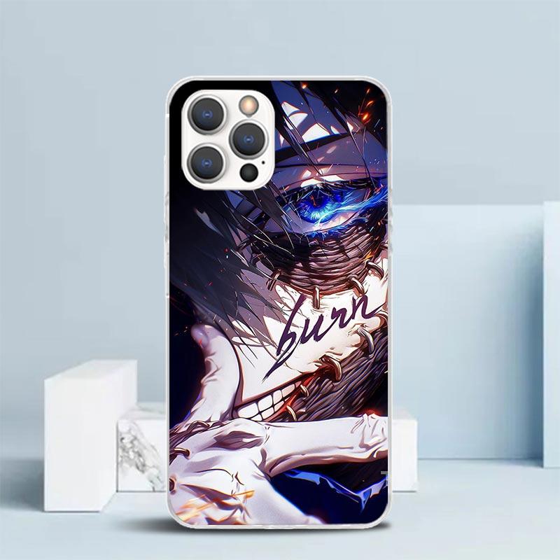 Dabi MHA My Hero A-Academy Soft Cover for iPhone 16 17 Air 15 14 Pro Max 16E Phone Case 13 Mini 12 11 7 SE 8 Print Pattern Fit C
