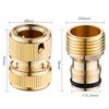 Garden Hose Fitting Male and Female Supplies Spare Parts Sturdy Quick Disconnect Adapter Thread