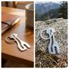 Anti-loss Trolley Token Keychain Zinc Zinc Alloy Removable Release Keyring Shopping Cart Token  Retail Stores