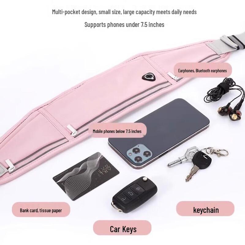 Bolnaling Unisex Waterproof Running Waist Pack