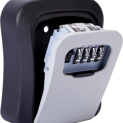 Caja de Seguridad para Llaves de Montaje en Pared con Combinación de 4 Dígitos - Caja para Llaves, Caja de Seguridad para Compartir Llaves, Caja de Seguridad Externa con Aprobación - Caja de Seguridad para Llaves,