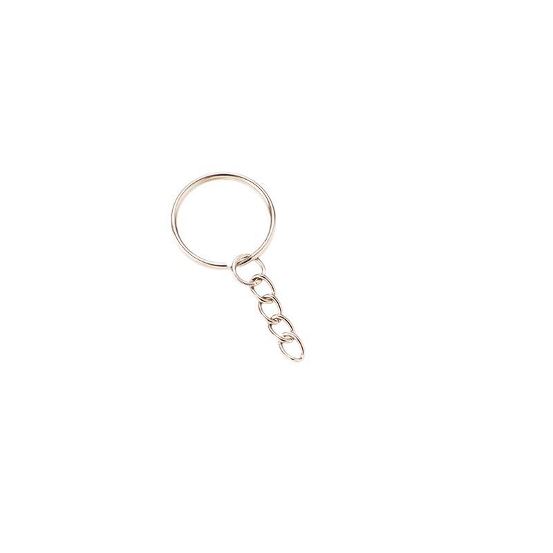 DIY Metal Keychain with Doll Pendant and Snap Hook