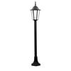 Retro Garden Floor Lamp Liguria 96Cm E27 Ip43 Black Goldlux 202185
