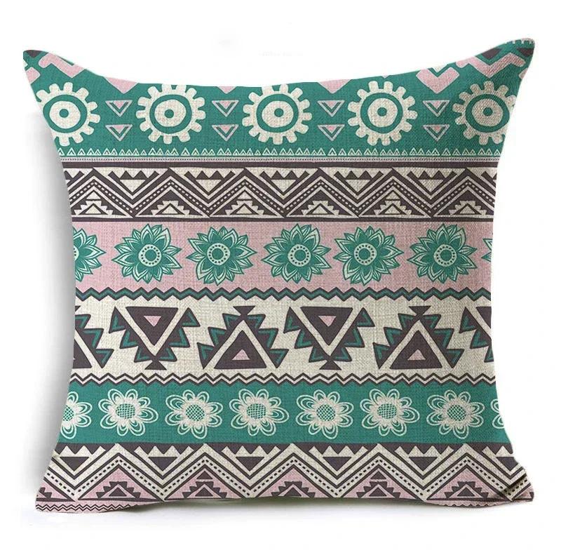 Creative Simple Geometry Cushion Cover Modern Office Car Waist Cushion Bedroom Living Room Decorative Pillowcase 45*45Cm