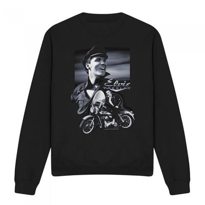 Elvis Presley Unisex Erwachsenen Motorrad-Sweatshirt