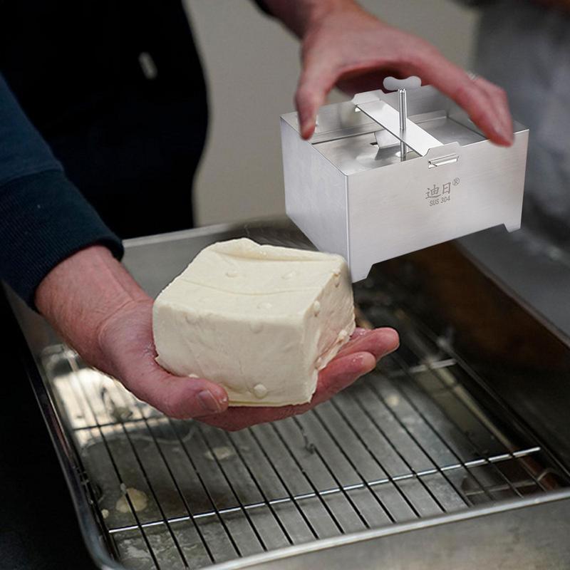 Maszynka do Tofus Domowy Paneer i Prasa do Sera Stal Nierdzewna Wydajna Forma do Robienia Paneeru Tradycyjna Prasa Maszynka do Tofus
