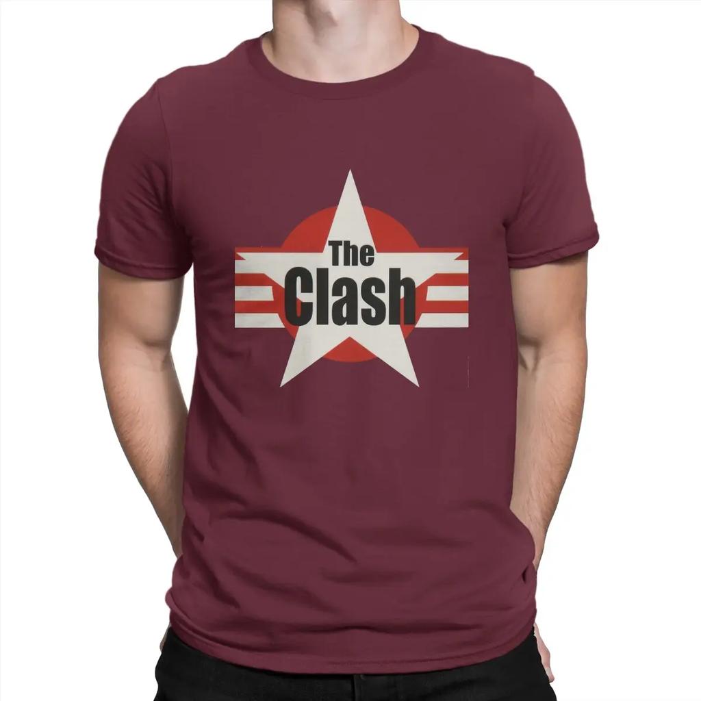 T-The Clashs Newest TShirt for Men Sign Round Neck Pure Cotton T Shirt Personalize Birthday Gifts Streetwear