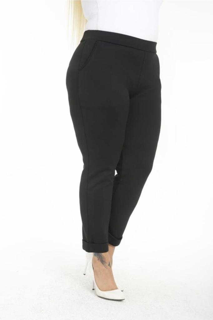 Women's Big Size Dress Diving Fabric Ankle Length Trousers