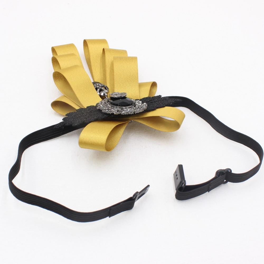 European American Style Men's Wedding Formal Wear Bow Tie with Shirt Lapel Flower Accessories - TS296