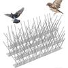 4 Stück Edelstahl Vogelabwehrspikes, Stahl Vogelspikes, Taubenabwehrspikes, Vogelabwehrspikes, Für Balkon Dächer Und Fenster, 33 Cm