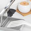Modern Cookware Holder With Large Capacity And Tool Storage Metal Construction Easy Assembly Spoon Rest with Lid Holder