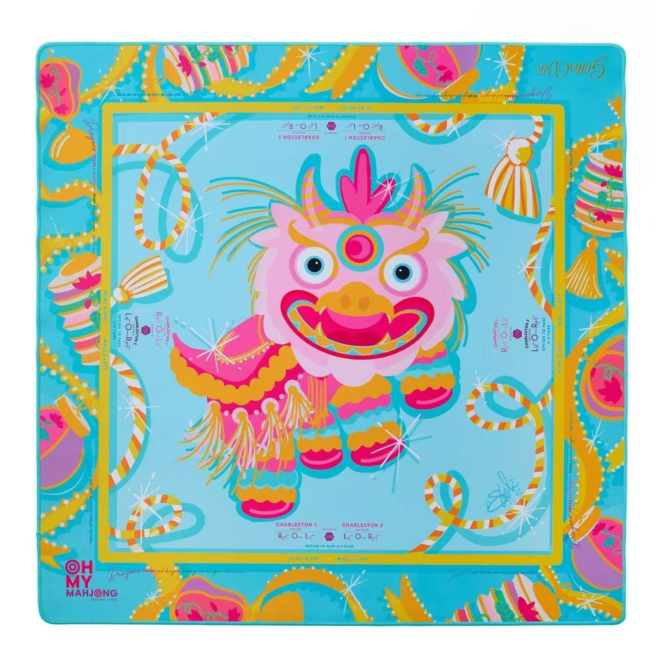 Luxury Foldable Modern Waterproof Mahjong Mat American Style Entertainment Poker Table Cover 80cm*80cm/31.5inch*31.5inch