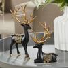 Reindeer Elk Resin Statue And Monkey Buddha Figurine Collection for Cabinet Tabletop Wedding