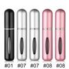 1/5/10PCS 5ml Portable Perfume Atomizer Mini Perfume Bottle Sample Spray Bottle Dispenser Cosmetic Travel Container