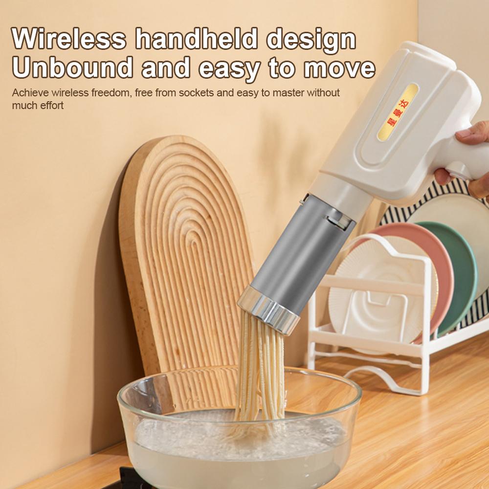 Automatische Nudelmaschine Handheld Elektrische Nudelmaschine 5-in-1 Schnurlose Tragbare Spaghetti