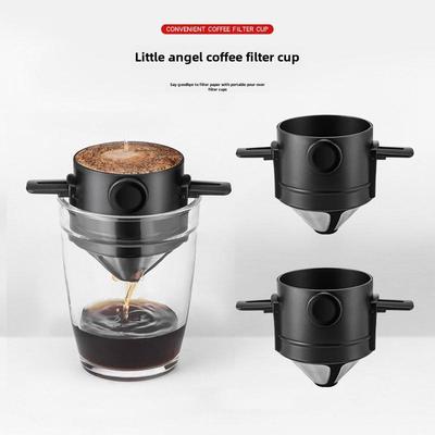 Klappbare Kaffeefiltermaschine aus Edelstahl für manuelles Aufbrühen