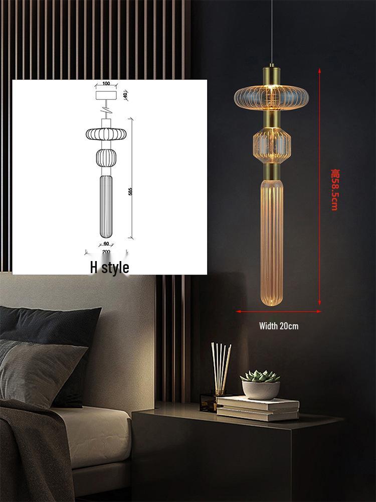Nordic Modern Luxury Glass Chandelier for Living Room, Staircase, Restaurant, or Hotel