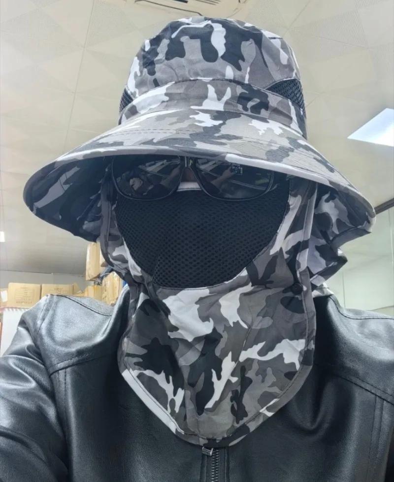 Adjustable Outdoor Fishing Hat Sunscreen Protection Breathable Sunshade Foldable Men Women Hiking Camping Casual Fishing Cap