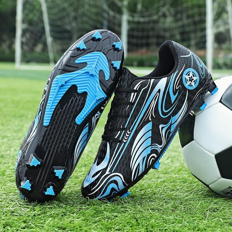 Non Slip Cleats Low Top Professional Kids Youth Football Training Sports Shoes