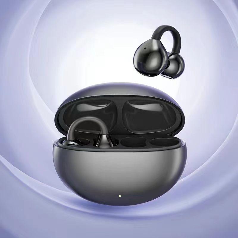 Intelligent real-time translation bluetooth headset ear clip type non-in-ear open bluetooth headset