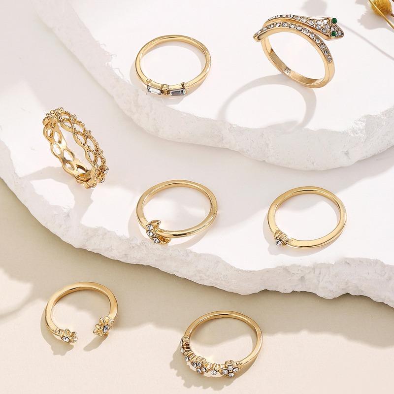 Jewelry Women's Tide Adjustable Opening Alloy Ring Niche Design Fashion Personality Light Luxury Cold Wind