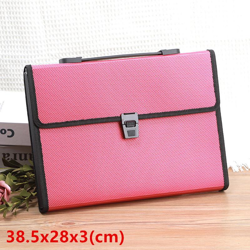 Colorful Expanding File Folder A4 Document Organizer 13 Pockets Portable Paper Storage Holder for Students School Study