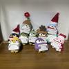 Funny Crochet Flower Penguin Doll Decoration Desk Accessories Kawaii Positive Energy Pengniu Doll Home Room Decor Christmas Gift