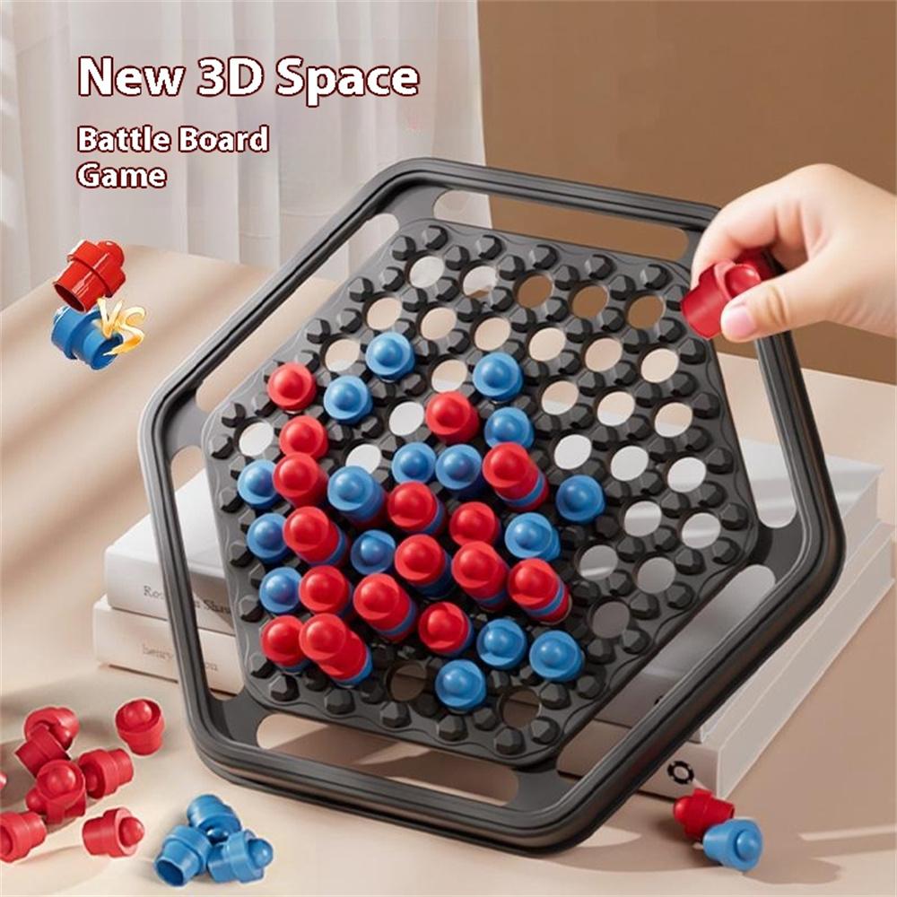 KJ135 Educational Chess Push Ball Game Board Game Toys Two Player Four-in-a-Row Checkers for Children