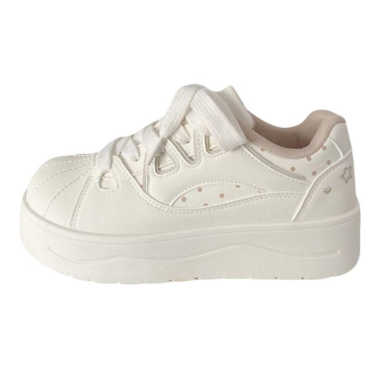 Shell head muffin thick-soled 22 new spring niche sports and leisure shoes board shoes