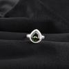 Rare Green Tourmaline Gemstone 925 Sterling Silver Handcrafted Jewelry Designer Ring For Birthday Gift RR-77-9