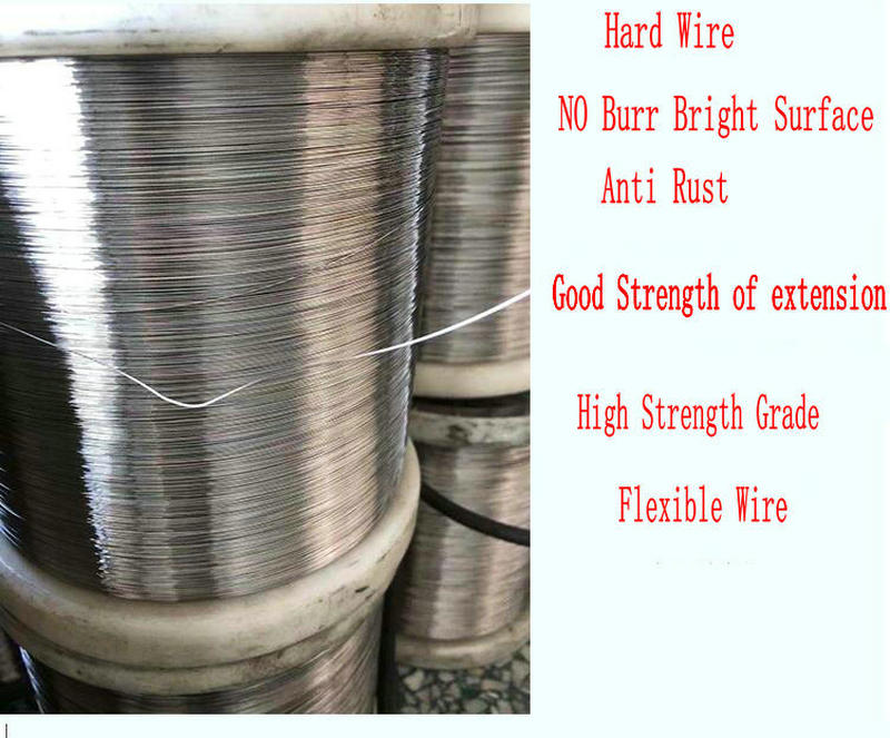 0.1-2MM Marine Grade 316 Single Stainless Steel Wire Rod Tiny Soft or Rigid Stroke Line Fishing Banding Clothesline