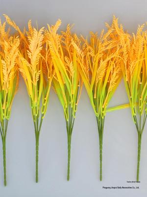 Plastic Wheat Ears Artificial Flowers for Outdoor Decoration and Play Props