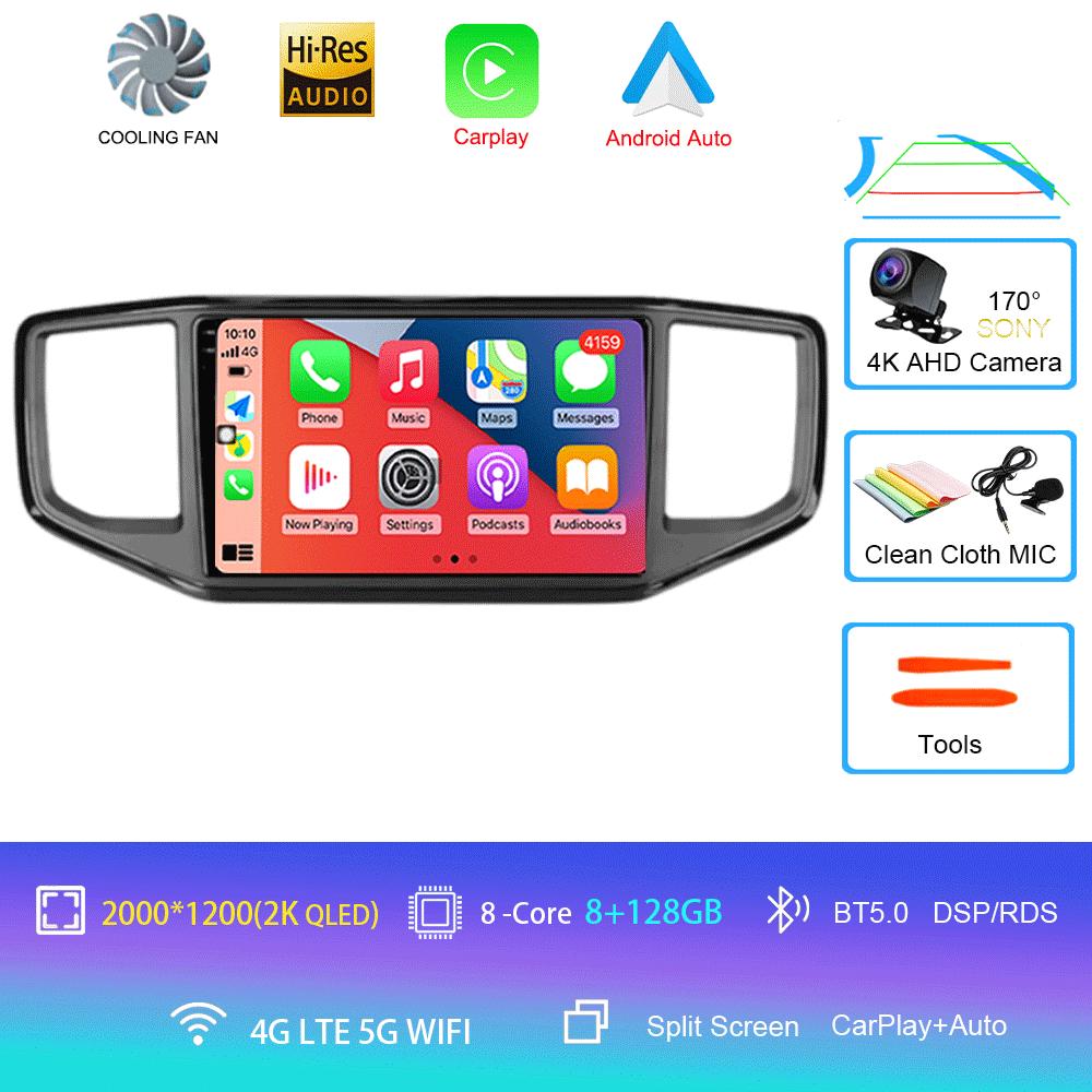 Player video Android 14 Pentru Volkswagen VW Amarok 1 2016 - 2020 Unitate principală multimedia Mașină GPS Radio auto Navigație DVD BT