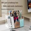 Multifunctional Transparent Storage Box: Remote, Makeup, Lipstick, Pen Holder for Student Dorms