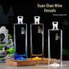 Sticlă Premium de Sticlă pentru Baijiu – 500ml, Sigilată pentru Infuzii de Băuturi Alcoolice, Ideală pentru Uz Casnic sau Ambalare Cadou.