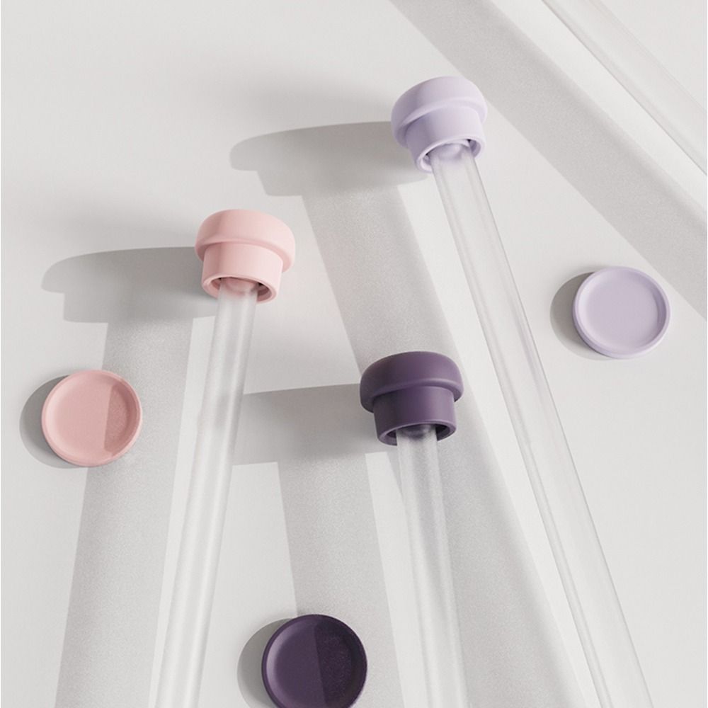 Reusable Magnetic Straw Cap Spill Leak Stopper Dust Proof Straw Cap Covers 8-10MM Straw Silicone Straw Tips Cover