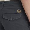 Fred Perry [sharp] Herringbone Utility Trouser   Anchor Grey Afpm2417174 297