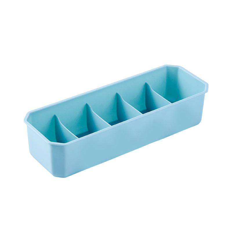 

5 Grids Organizer Panties Socks Storage Boxes Wardrobe Pants Clothes Underwear Drawers Socks Organizer Plastic Storage Box
