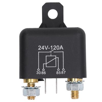 Starter-Magnetrelais, Messingspule, schneller Motorstart, starke Leistung, 4-poliges Auto-Starterrelais, 120 A, 24 V