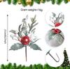 6Pcs Christmas Synthetic Berry Branches Realistic Christmas Berries Set Christmas Joyful Artificial Bouquet  For Tree & Home Dec