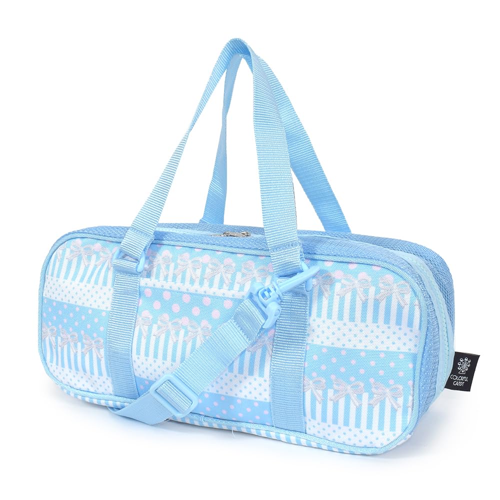 

COLORFUL CANDY STYLE Art Supplies and Paint Set Watercolor Polka Dot and Lace Ribbon Design with Cute Mesh Shoulder Watercolor Paint Perfect for a