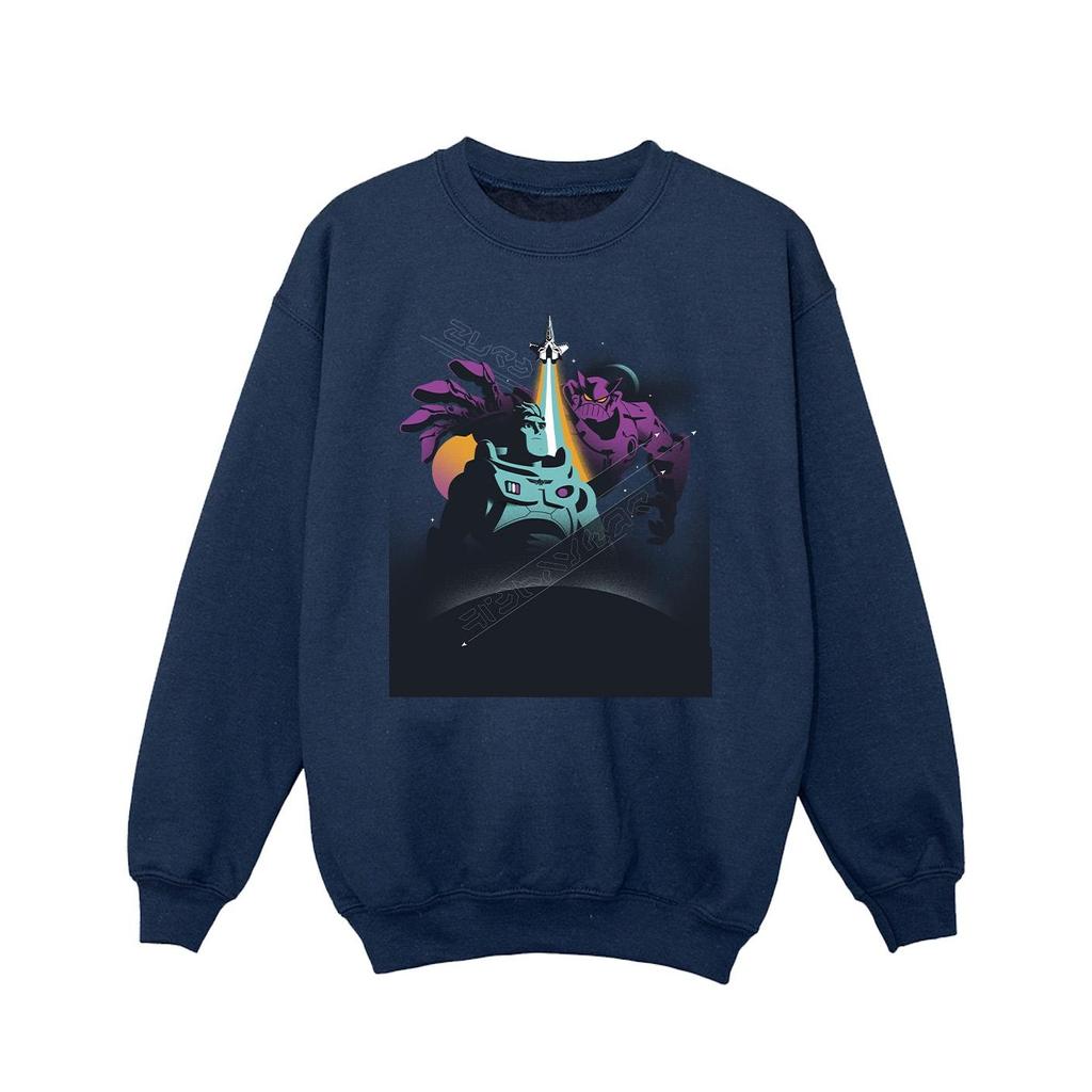 Disney Mädchen Lightyear Buzz And Zurg Sweatshirt