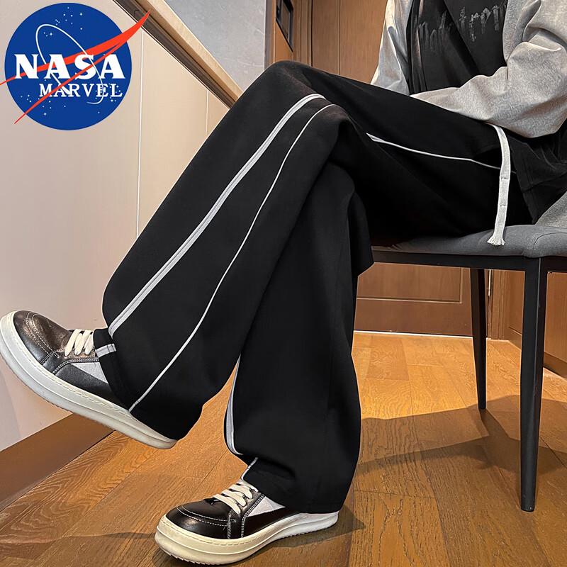 NASA MARVEL Men's Relaxed Straight-Leg Casual Pants