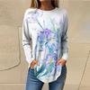 Spring and Autumn Women Long Sleeve T-shirt Fashion Leopard Graphic T-shirts 3d Print Streetwear Ladies Tees Loose Casual Female Tops