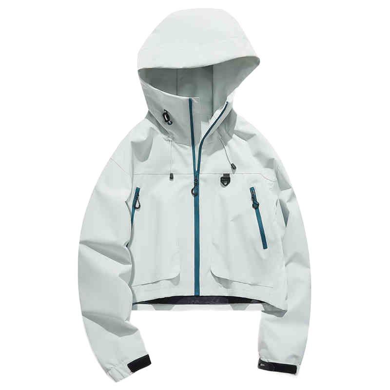 Woodpecker Women's Petite Windproof Jacket - Spring/Autumn Casual Style