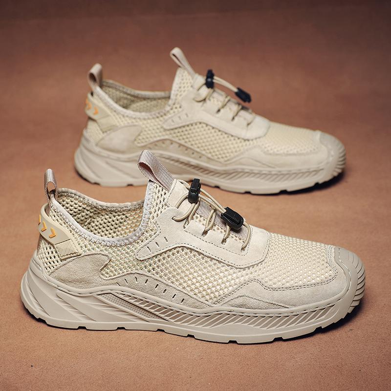 

Мужские дышащие туфли на плоской подошве, осенние мягкие универсальные мокасины, ленивые туфли, легкие, дешевые, сетчатые, повседневные туфли, мужские кроссовки, теннисные туфли для мужчин 44 песчаный